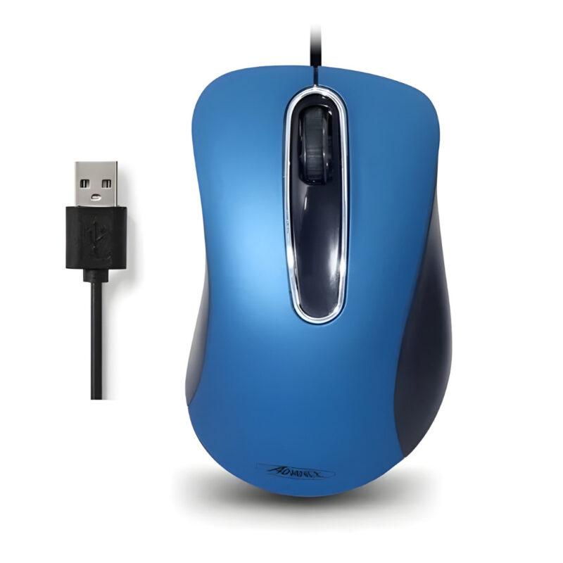 SOURIS OPTIQUE FILAIRE ADVANCE SHAPE 3D - BLEU