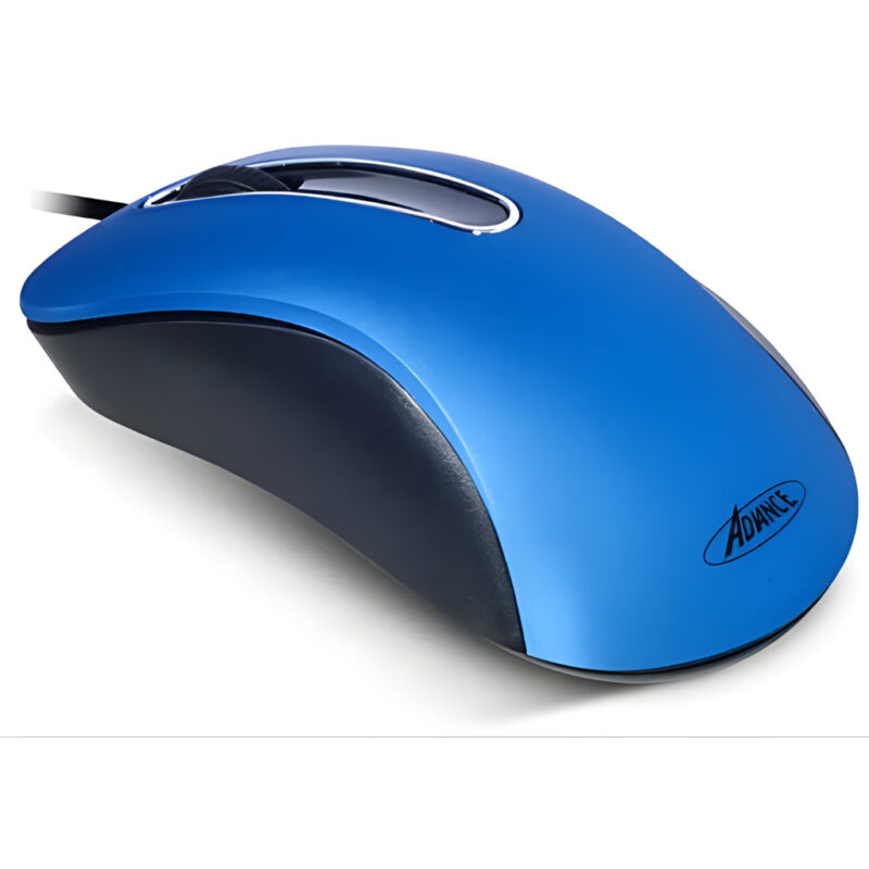 SOURIS OPTIQUE FILAIRE ADVANCE SHAPE 3D - BLEU