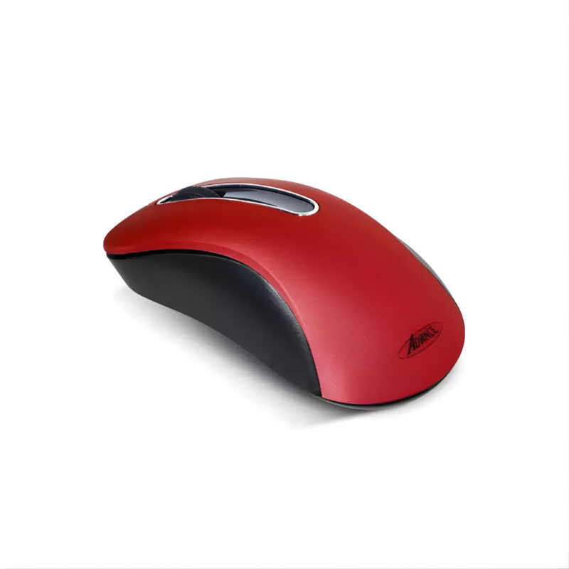 SOURIS OPTIQUE SANS FIL ADVANCE S-3DW - ROUGE
