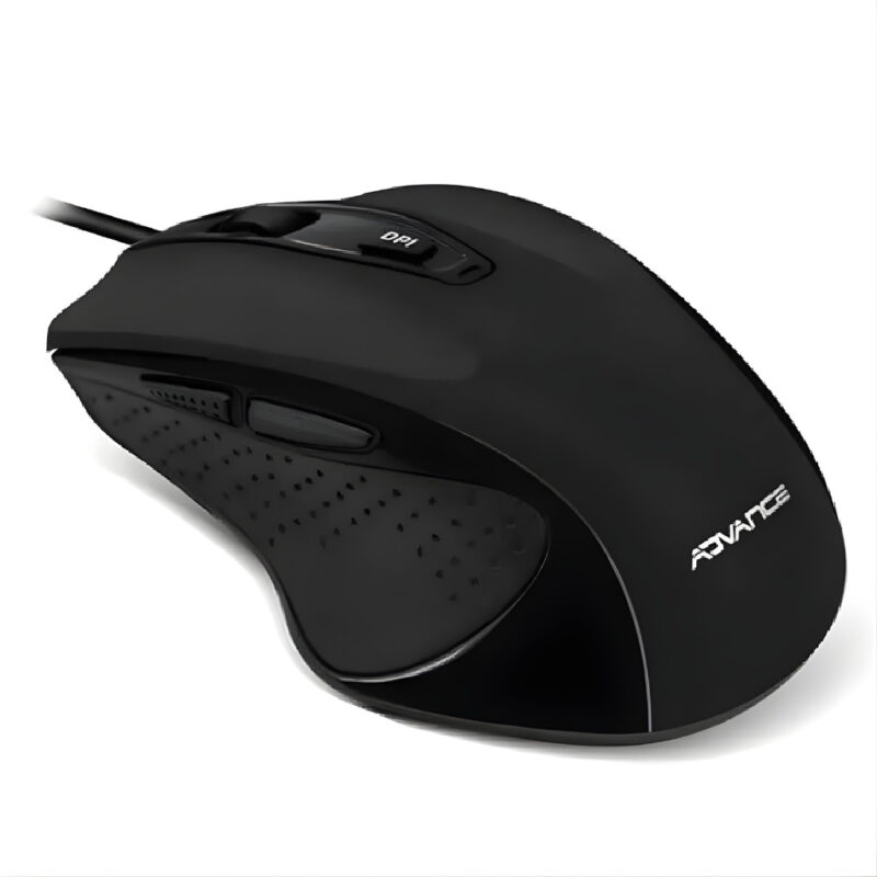 SOURIS FILAIRE ADVANCE SHAPE 6D USB - NOIR