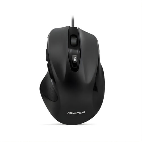 SOURIS FILAIRE ADVANCE SHAPE 6D USB - NOIR