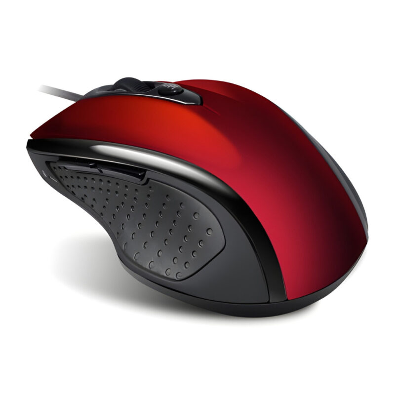 SOURIS FILAIRE ADVANCE SHAPE 6D USB – ROUGE