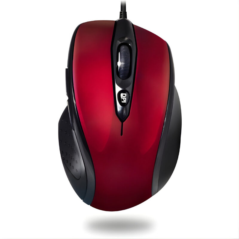 SOURIS FILAIRE ADVANCE SHAPE 6D USB – ROUGE