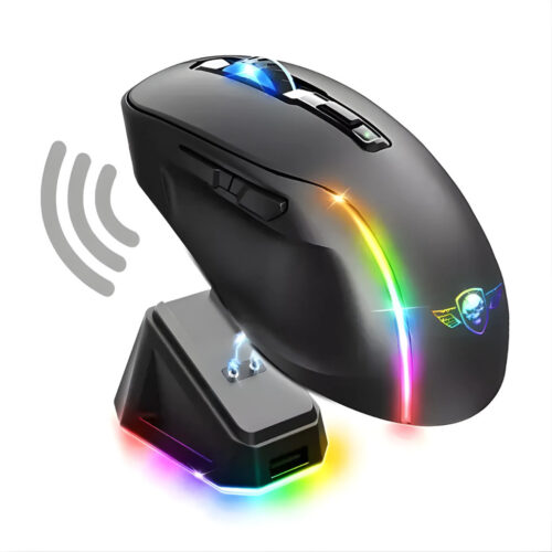 SOURIS GAMER SANS FIL SPIRIT OF GAMER ELITE M50 RGB - NOIR