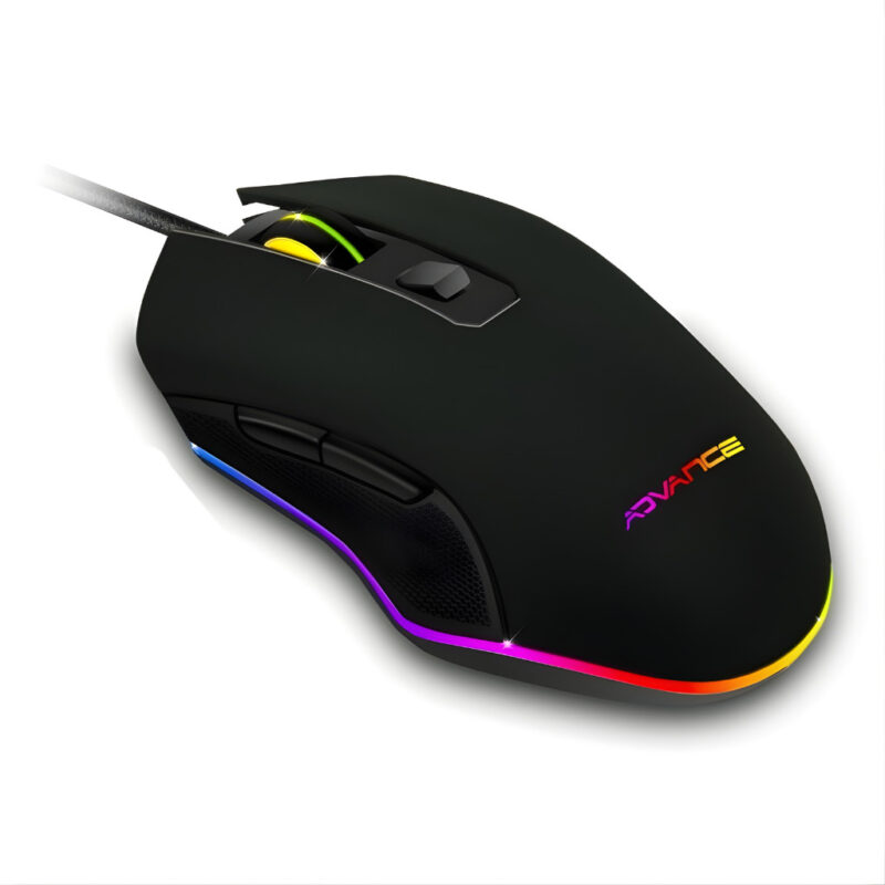 SOURIS FILAIRE GAMER ADVANCE GTA210 LED - NOIR