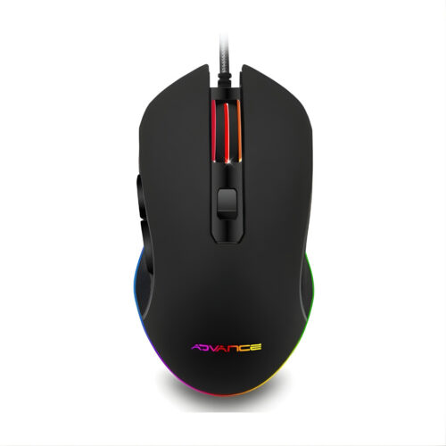 SOURIS FILAIRE GAMER ADVANCE GTA210 LED - NOIR
