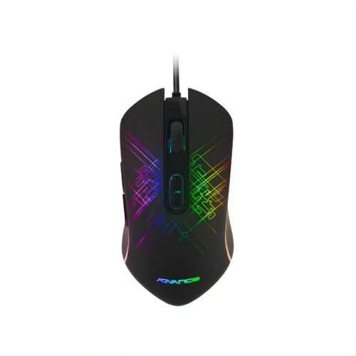 SOURIS FILAIRE GAMER ADVANCE GTA230 RGB - NOIR