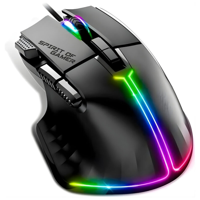 SOURIS GAMING SPIRIT OF GAMER PRO M5 RGB - NOIR