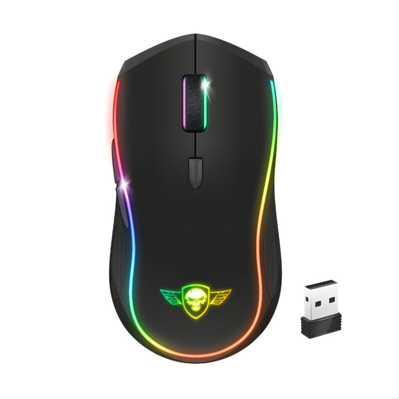 SOURIS GAMER SANS FIL SPIRIT OF GAMER PRO M9 RGB - NOIR