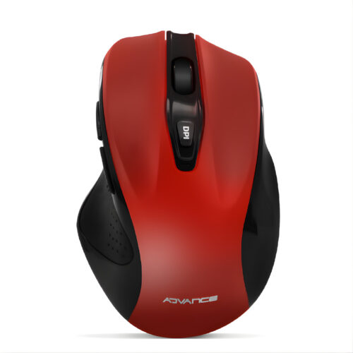 SOURIS SANS FIL ADVANCE SHAPE 6D- ROUGE