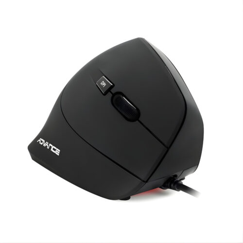 SOURIS FILAIRE ADVANCE VERTICAL PLUS - NOIR