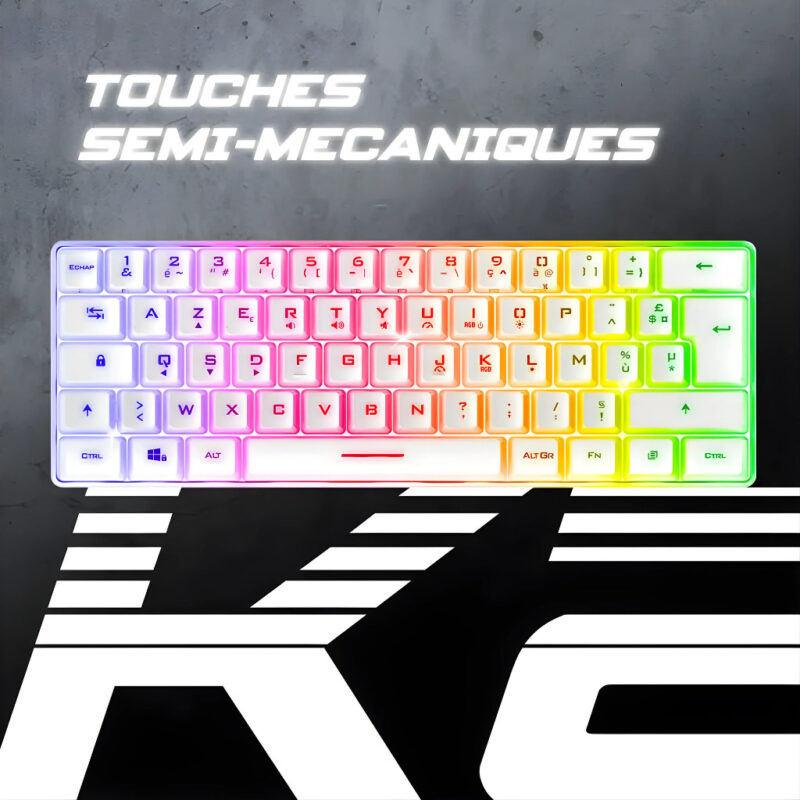 CLAVIER SPIRIT OF GAMER PRO K2-BLANC