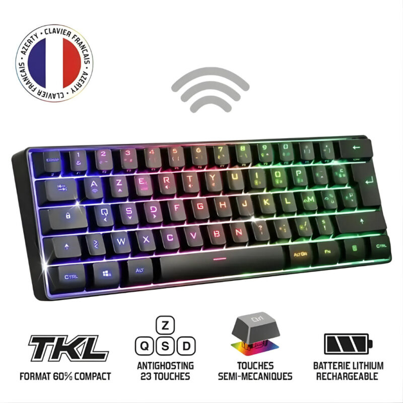 CLAVIER SPIRIT OF GAMER ELITE-K50-NOIR