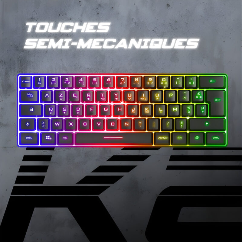 CLAVIER SPIRIT OF GAMER PRO K2-NOIR