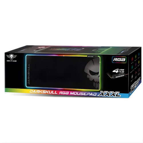TAPIS DE SOURIS GAMER DARKSULL HUB RGB - TAILLE XXXL