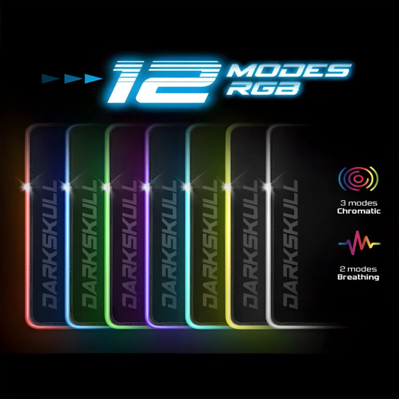 TAPIS DE SOURIS GAMER DARKSULL HUB RGB - TAILLE XXXL