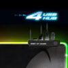 TAPIS DE SOURIS GAMER DARKSULL HUB RGB - TAILLE XXXL