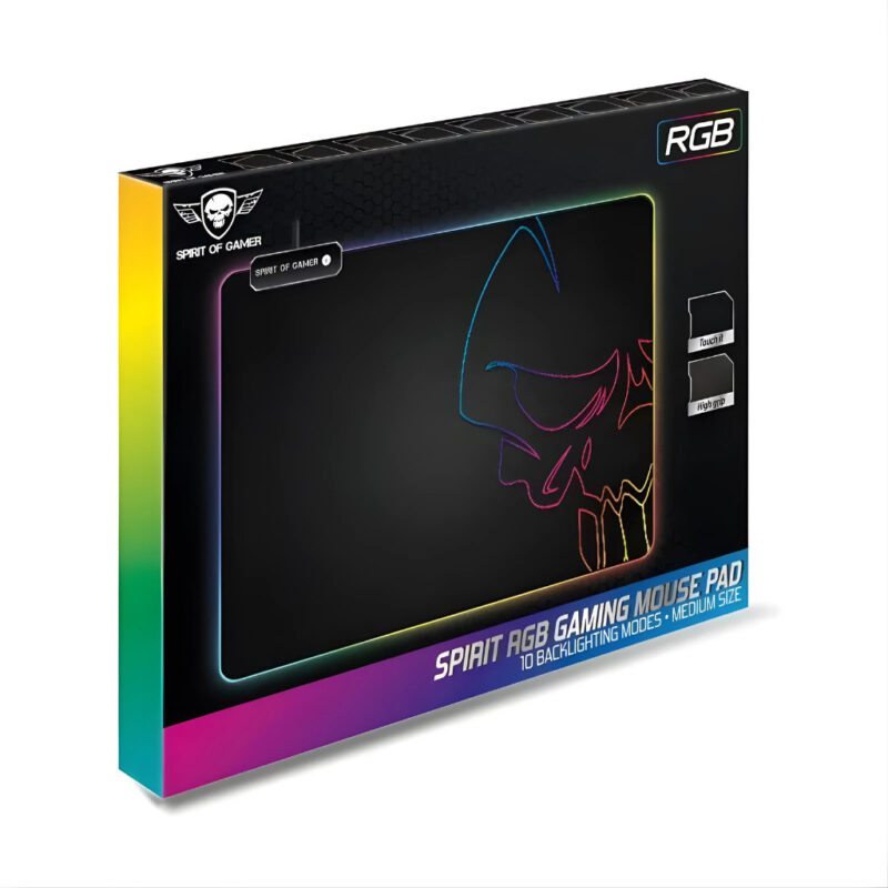 TAPIS DE SOURIS SPIRIT OF GAMER RGB - TAILLE M