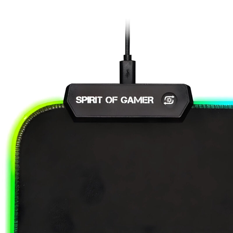 TAPIS DE SOURIS SPIRIT OF GAMER RGB - TAILLE M