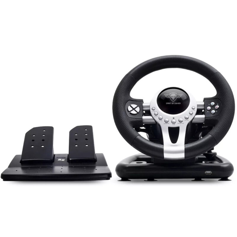 VOLANT & PÉDALE SOG RWP2 POUR PS3 / PS4 / XBOX ONE - NOIR