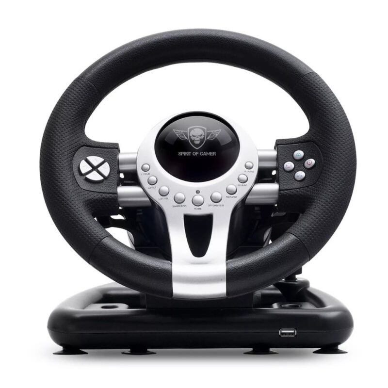 VOLANT & PÉDALE SOG RWP2 POUR PS3 / PS4 / XBOX ONE - NOIR