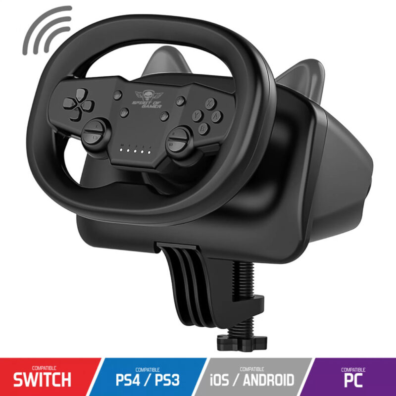 VOLANT SOG RACE WHEEL PRO AIR - NOIR
