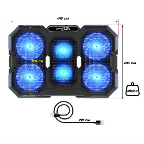 REFROIDISSEUR SOG AIRBLADE 700 RGB - NOIR
