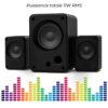 HAUT PARLEUR SANS FIL ADVANCE SPEAKER 2.1 SOUNDPHONIC 11W RMS - NOIR