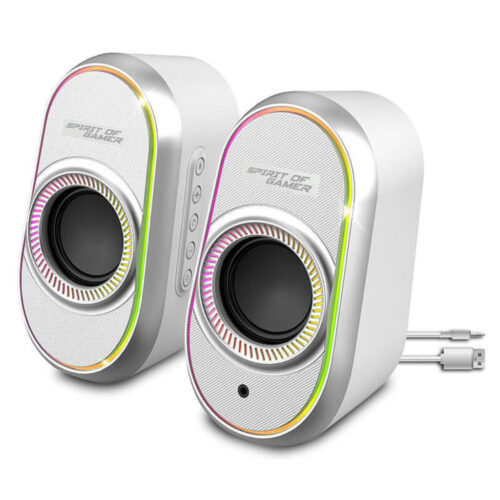HAUT-PARLEUR GAMER SANS FIL SOG FANATIC 500 RGB – BLANC
