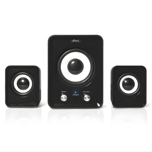 HAUT PARLEUR FILAIRE ADVANCE SPEAKER 2.1 6 W - NOIR