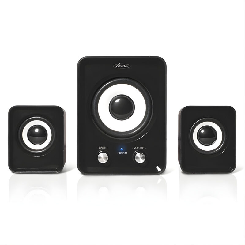 HAUT PARLEUR FILAIRE ADVANCE SPEAKER 2.1 6 W - NOIR