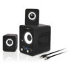 HAUT PARLEUR FILAIRE ADVANCE SPEAKER 2.1 6 W - NOIR