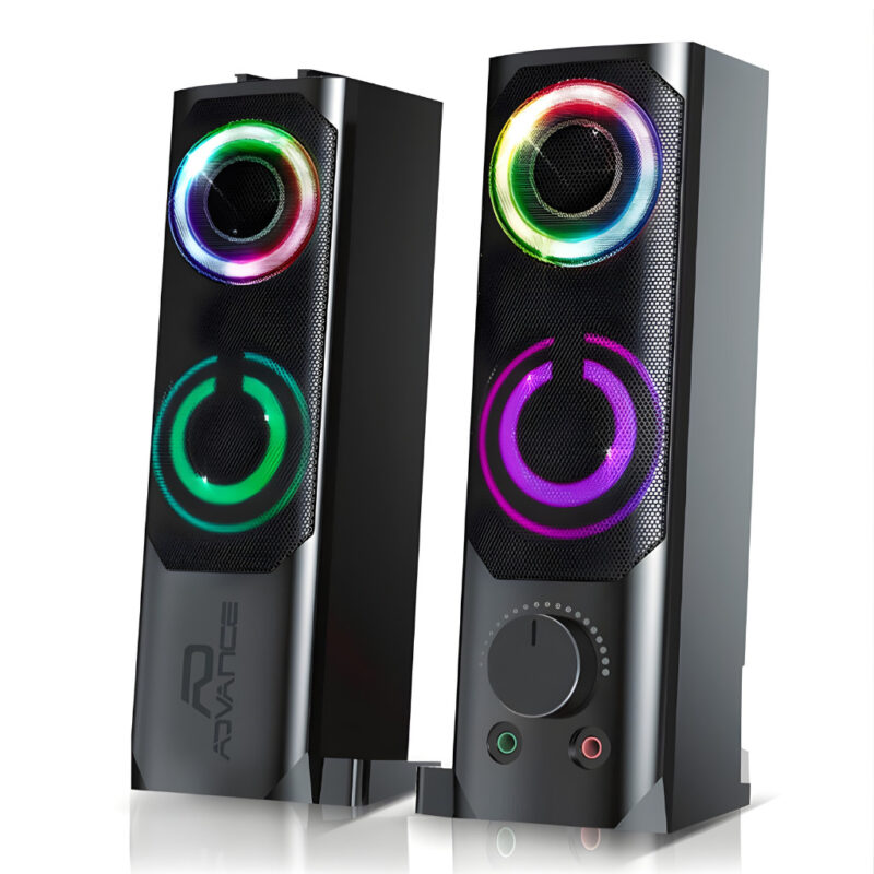 ENCEINTE FILAIRE ADVANCE SOUNDPHONIC 2.0 6W RMS - NOIR