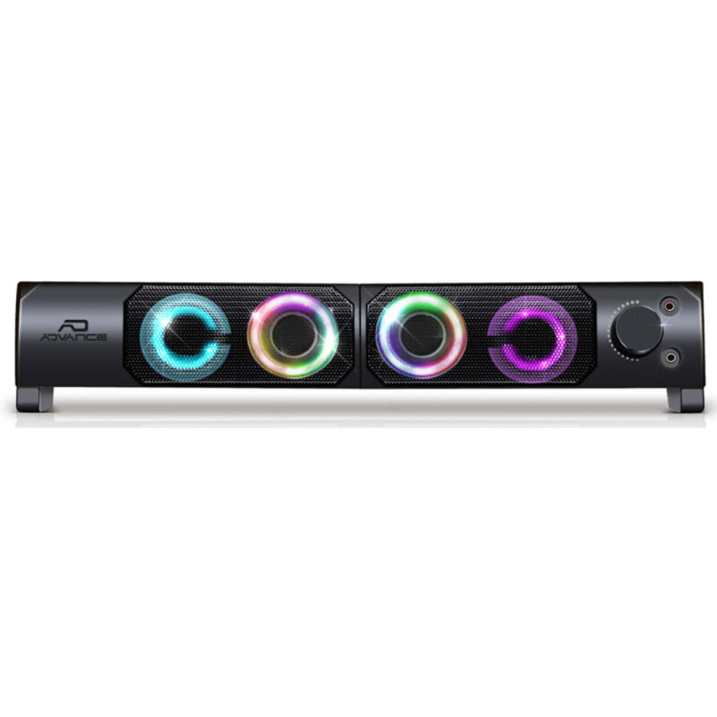 ENCEINTE FILAIRE ADVANCE SOUNDPHONIC 2.0 6W RMS - NOIR
