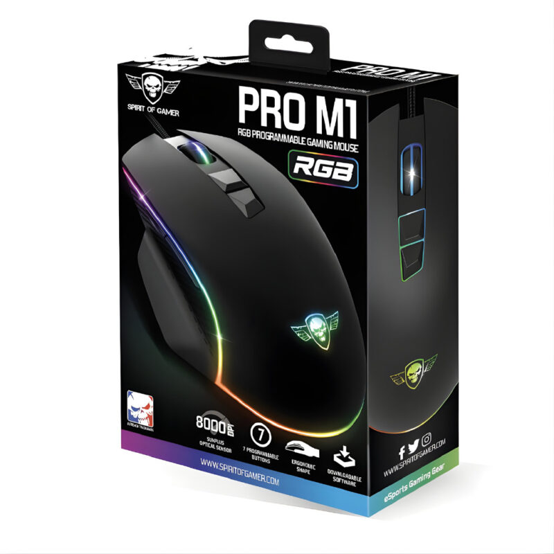 SOURIS SPIRIT OF GAMER RGB- NOIR