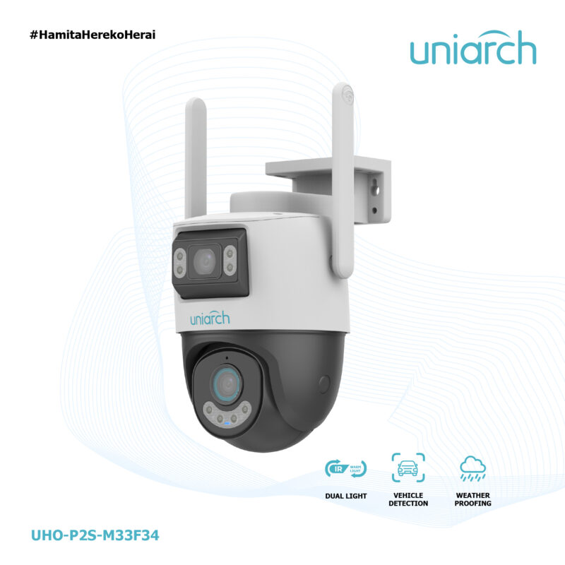 Caméra de surveillance Uniarch Uho-P2S-M33F34