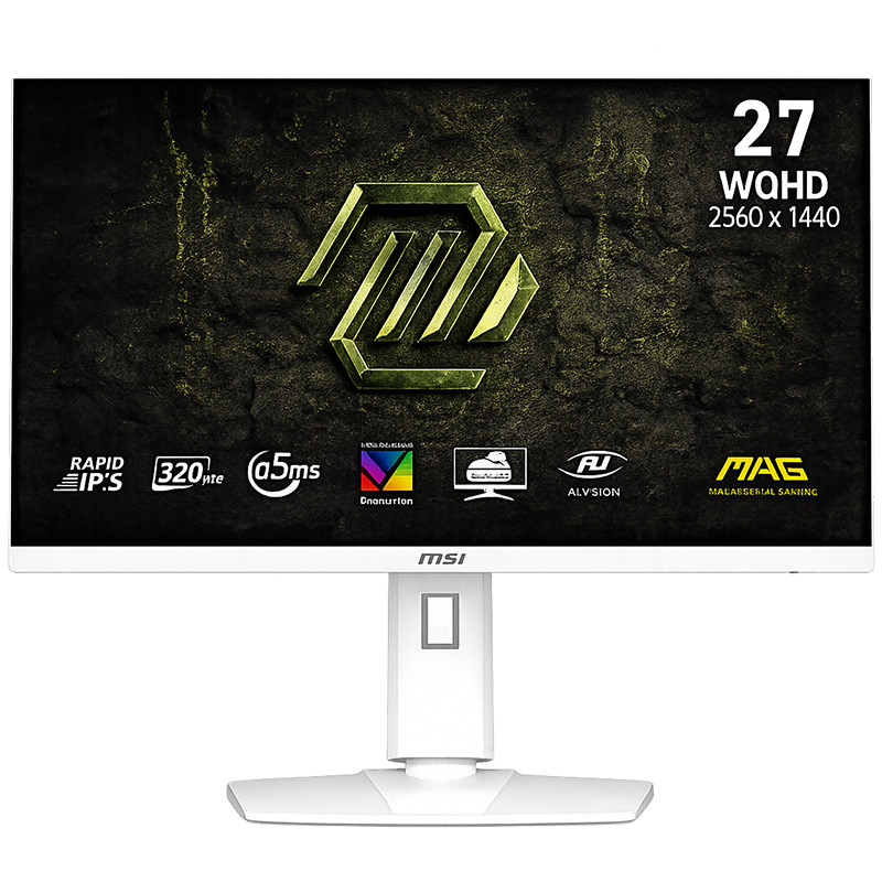 ECRAN GAMING MSI MAG 274QRFW X32 27" WQHD 180HZ FAST IPS - BLANC